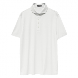 ◆당일◆25SS 백 로고 패치 폴로 티셔츠 화이트 G4MC0K300 SNO