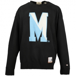 ◆당일◆23FW 로고 프린트 맨투맨 블랙 A09PO611 BLACK