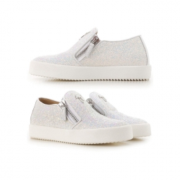 ◆15주년◆여성 메이 슬립온 글리터 화이트 RW70008 009