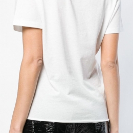 ◆11주년◆포토그래픽 로고 반팔티 화이트 551370 YBBG2 8486