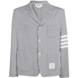 ◆당일◆23FW 사선완장 스트라이프 시어서커 자켓 라이트그레이 MJT369A J0063 055