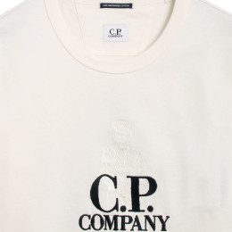◆당일◆25SS 로고 자수 티셔츠 화이트 18CMTS106A 110301W 103