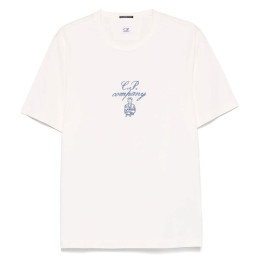 ◆당일◆25SS 로고 자수 티셔츠 화이트 18CMTS109A 110301W 103