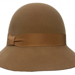 ◆당일◆22FW 에타 리본 클로슈햇 에크루 카멜카멜 HAT51018 ETTA CAMELCAMEL