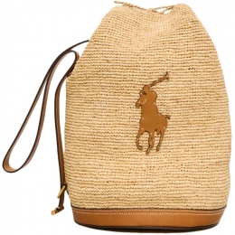 ◆당일◆25SS 벨포트 라피아 버킷백 네추럴 428955892 001