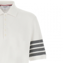 ◆당일◆26SS 사선 완장 폴로 티셔츠 화이트 MJP136G 07976 100