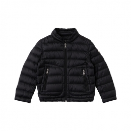 ◆키즈◆여성 아코루스 ACORUS 로고 패치 경량패딩 블랙 1A000 35 597YF 999