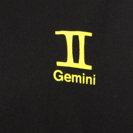 ◆12주년◆GEMINI 프린트 티셔츠 블랙 WSS18TR1 GEMINI