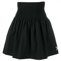 ◆당일◆22SS 크로스 로고 하이웨스트 플레어 스커트 블랙 2JU148 9CO 99