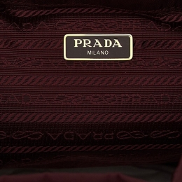 ◆당일◆26SS 금장로고 듀엣 나일론 버킷백 버건디 1BH038 RV44 F0007