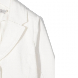 ◆키즈◆22SS 키즈 로고 자수 블레이저 자켓 화이트 1RBM12JKTB 013