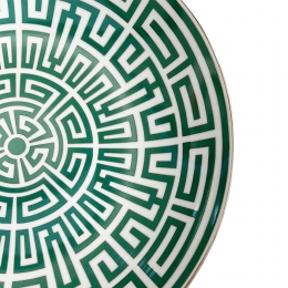 ◆당일◆라비린토 LABIRINTO 센터피스 플레이트 31CM 에메랄드그린/화이트 140RG00 FPT110010310G00125400