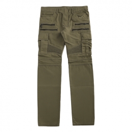 ◆14주년◆4지퍼 코튼 카고 바이커 카키 T552 C487 147