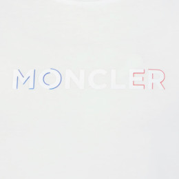 ◆키즈◆23SS 여성 로고 패치 프린팅 티셔츠 화이트 8C000 19 83907 002