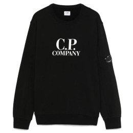 ◆키즈◆25SS 키즈 렌즈 와펜 로고 맨투맨 블랙 18CKSS029B 00LCA69 999