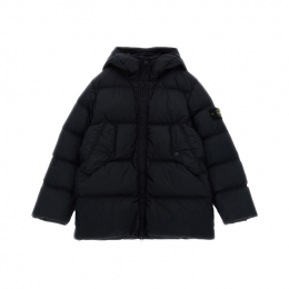 ◆키즈◆키즈 와펜 패치 크링클랩스 후드 패딩 자켓 블랙 K2S16 4100004 S0A23 V0029