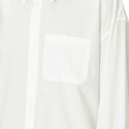 ◆당일◆25SS 로고 자수 슈미즈 셔츠 화이트 COEVD F12459 AAB