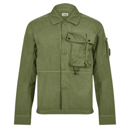 ◆13주년◆렌즈 와펜 포켓 셔츠 자켓 카키 12CMOS101A 005782G 660