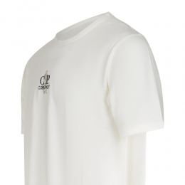 26SS 세일러 로고 엠보 프린팅 티셔츠 화이트 20CMTS215A 006057O 103