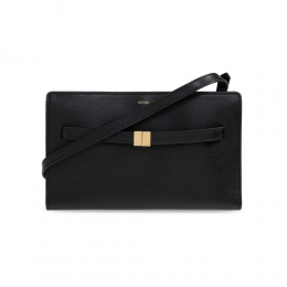 26SS 벨티드 레더 크로스백 블랙 261-WAM0052-LE0025-001