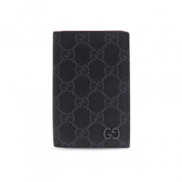 26SS GG 슈프림 투톤 카드지갑 버건디/블랙 768249 FADMR 1050