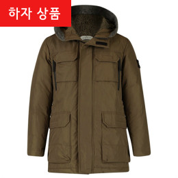 ◆하자◆키즈 와펜 후드 패딩 자켓 카키 691640634 V0054