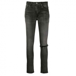 ◆당일◆25SS 미드 라이즈 스키니진 블랙 602798 YW500 1280