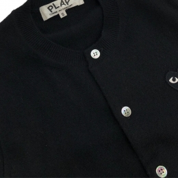 ◆당일◆25FW 블랙 하트 와펜 패치 가디건 블랙 AX-N023-051-1