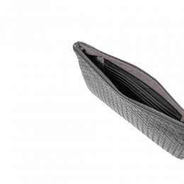 ◆당일◆25SS 인트레치아토 위빙 클러치백 그레이 522430 V001N 8522