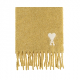 ◆당일◆25FW 하트 로고 알파카 머플러 아니스 USF673 AW0004 399