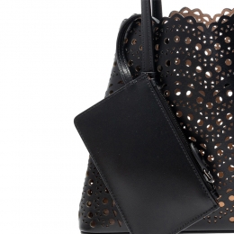 ◆당일◆25FW 미나 MINA 25 펀칭 토트&숄더백 블랙 AA1S06725C0A44 999