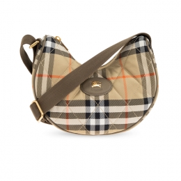 ◆당일◆25FW 홀스슈 체크 크로스백 샌드 8111308