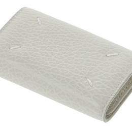 ◆12주년◆스티치 넘버링 로고 키지갑 아이보리 S56UI0206 P0399 T2003