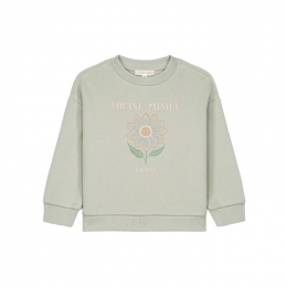 ◆키즈◆키즈 로잘리아 자수 맨투맨 세이지 25F_S0173 ALMON