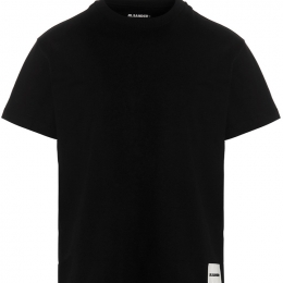 ◆당일◆23SS 여성 로고 패치 3팩 티셔츠 블랙 J40GC0001 J45048 001