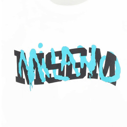 ◆키즈◆25SS 키즈 로고 프린트 티셔츠 화이트 S5MSJBTH309 001