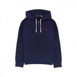 ◆당일◆26SS 포니 자수 로고 기모 후드집업 네이비 710813297 004