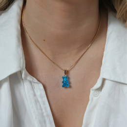 ◆당일◆22FW 노스탤지어 베어 펜던트 블루 NOSTALGIABEAR CLA AZURE