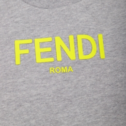 ◆키즈◆23FW 키즈 로고 프린팅 맨투맨 그레이 JUH051 5V0 F1L12