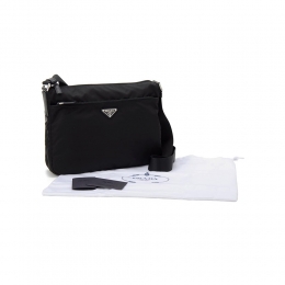 ◆당일◆26SS 삼각로고 벨라 숄더&크로스백 블랙 1BC421 RV44 F0002