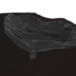 ◆당일◆25FW 백 고글 프린팅 티셔츠 블랙 RCCMTS725A 005100W 999