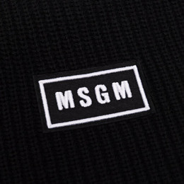 ◆키즈◆21FW 키즈 로고 패치 스카프 블랙 MS027744 110