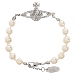 26SS 펄 미니 바스 릴리프 브레이슬릿 실버 61030001 02P131 P131