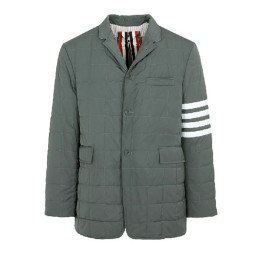 ◆당일◆24FW 사선 스트라이프 다운필 패딩 자켓 매드그레이 MJD088X 07259 035