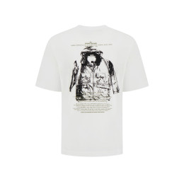 ◆당일◆26SS 백 로고 티셔츠 화이트 L1S15 2100023 S0091 V0001