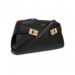 ◆당일◆26SS 허그 금장 로고 숄더&크로스백 블랙 21-8964 0774628