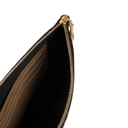 ◆당일◆26SS 플랫 바게트 자카드 FF 미디움 파우치 클러치백 브라운 8N0149 AD23 F1GE3