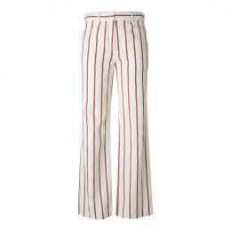 ◆당일◆에뚜왈 스트라이프 팬츠 화이트베이지 PA0416 15P014E