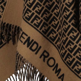 ◆당일◆25FW FF 캐시미어 케이프 브라운 FXX723 AQCW F0QE1