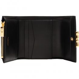 ◆당일◆25SS 4G 금장 로고 반지갑 블랙 BB60NDB13A 001